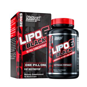 Quemador de Grasa Nutrex Lipo 6 Black Ultra Concentrate 60 Blackcaps