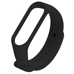 Correa Silicona Xiiaomi Mi Band 3, Band 4 - Negro