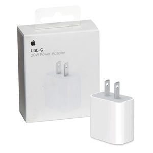 Cargador 20W USB C para Apple iPad iPhone Blanco