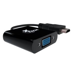 Xtech Adaptador de HDMI macho a VGA hembra Modelo: XTC-363