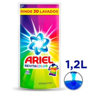 Detergente Líquido Ariel Revitacolor Ropa Color 1.2L