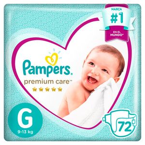 Pañales Pampers Premium Care MegaPack Talla G 72 unidades