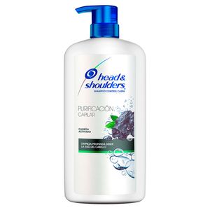 Shampoo Head&Shoulders Purificación Capilar Carbón Activo 1L