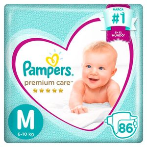Pañales Pampers Premium Care MegaPack Talla M 86 unidades