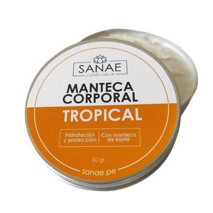 Manteca Corporal Sanae aroma Tropical  60gr.