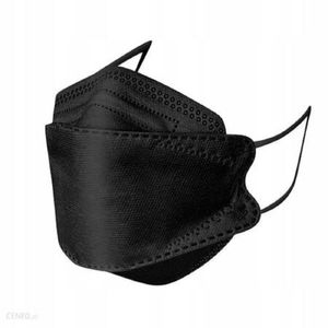 Mascarilla Mayfield Kn95 Fish Shape Negra (20 Unidades)