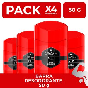 VIP Desodorante en Barra Old Spice 50g PackX4
