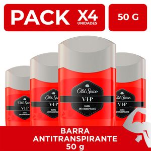 VIP Antitranspirante en Barra Old Spice 50g PackX4