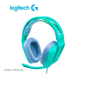 Audífono con micrófono Gamer Logitech G335 - Menta