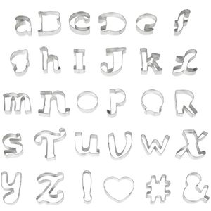 Set de Cortadores de Letras Wilton de Metal