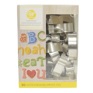 Set de Cortadores de Letras Wilton de Metal