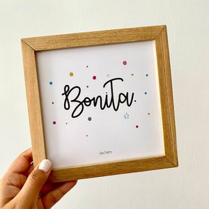 Cuadro Casa Pizarro "Bonita" 17 x 17 cm