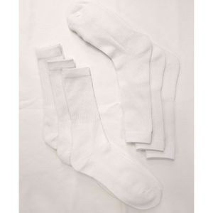 Medias Madison Pack X6 Gruesas Blanco1 Hombre