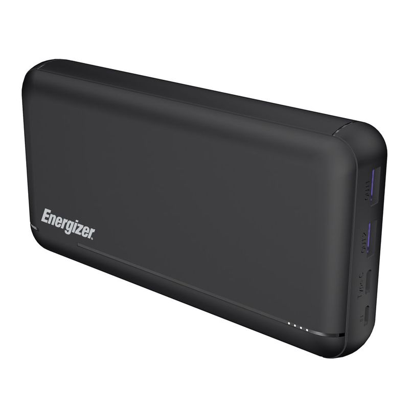 Batería externa Energizer UE30057PQ, 30000 mAh, 22.5W, carga rápida, negro