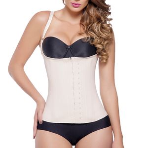 Faja Chaleco Silhouette Látex Beige