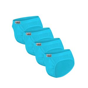Pack x4 Trusa Clásica Americano Turquesa