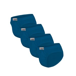 Pack x4 Trusa Clásica Americano Azul Acero