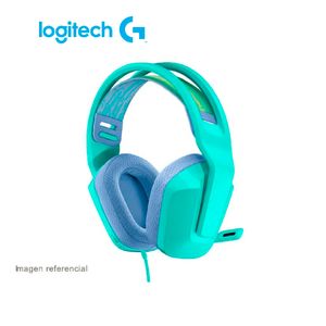 Audífono con micrófono Gamer Logitech G335 - Menta