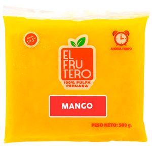 Pulpa de Mango Congelado EL FRUTERO Bolsa 500g