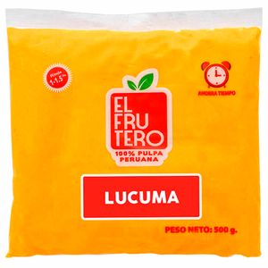 Pulpa de Lúcuma EL FRUTERO Bolsa 500g
