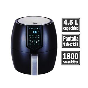 Freidora de Aire Electro Máster de 4.5 Litros con 1800 Watt de Potencia Negro