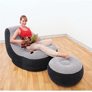 Sofá y Reposapiés Inflable INTEX