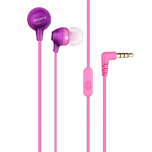 Sony Audífonos Estéreo Bass MDR-EX15AP Con Micrófono - Rosado