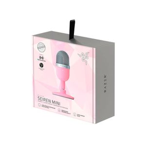 Microfono Razer Seiren Mini Usb Streaming Supercardioide Rosa Cuarzo