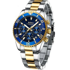 Reloj Biden 0163.02 Azul de Lujo para hombre de Acero Inoxidable