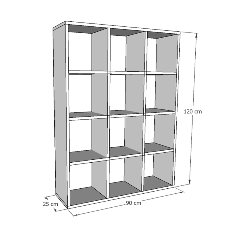 Marco multiple x8 blanco madera — DonDino juguetes