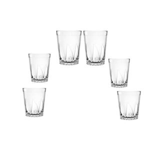 Vasos de Vidrio Cristal Set x 6 Modelo Velero