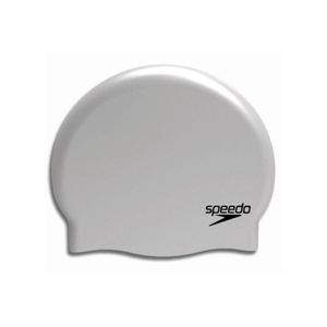 Gorro Natacion Speedo Plain Moulded Plata