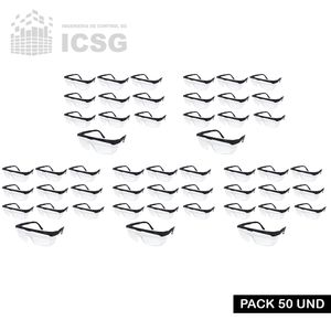 Lentes de Seguridad Industrial Nitro Pack x50 unidades + regalo