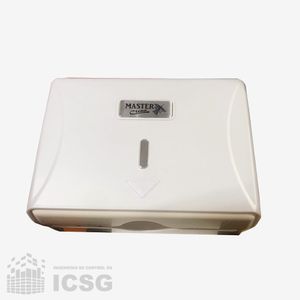 Dispensador de toallas de papel sujeto a la pared