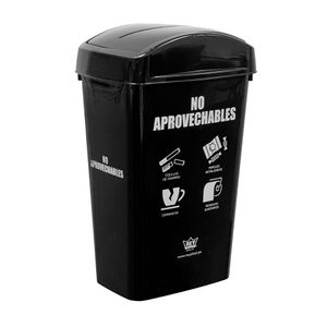Papelera rectangular 27.8 litros No aprovechables