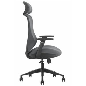 Silla Giratoria Ergonómica Decorplas Texas Dark Grey con Brazos Regulables 3D