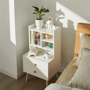 Mueble Velador Bonno Fati Blanco