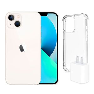 iPhone 13 128GB Blanco + Adaptador 20w + Case Space