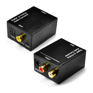 Adaptador Convertidor Digital Audio Óptico A Rca