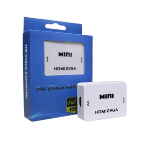 Adaptador Convertidor Hdmi A Vga C/audio Fullhd 1080p
