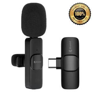 Micrófono Dreizt Portátil lavalier inalámbrico Grabación de video Mini micrófono