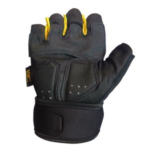 Guantes Fitness Ejercicio de Gimnasio Pesas Ciclismo Gym Amarillo