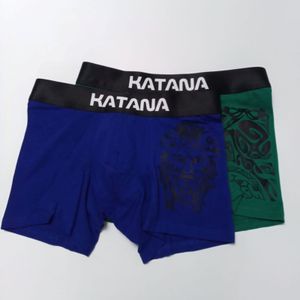 Ropa Interior Katana Boxer Pack x 2 Azul y Verde
