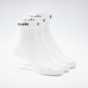 Pack por 3 Medias Reebok Deportivas Tobilleras Active Core Talla M Blanco