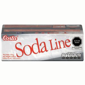 Galletas COSTA Soda Line Paquete 170g