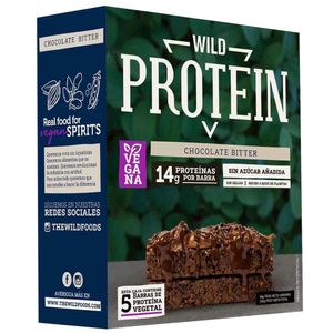Barras de Proteína WILD PROTEIN Chocolate Bitter Caja 5un