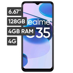 Smartphone REALME C35 4GB 128GB TRIPLE 50MP+2MP+VGA Glowing Black