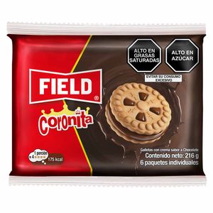Galletas FIELD Coronita Sixpack Paquete 216g