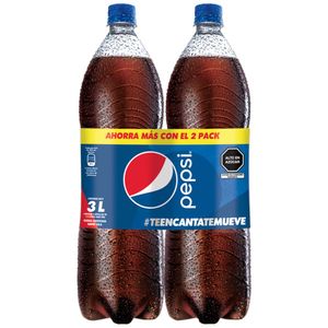 Pack Gaseosa PEPSI Botella 1.5L Paquete 2un