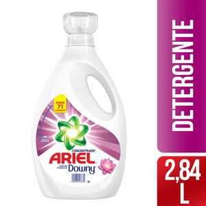 Detergente Líquido ARIEL con un Toque de DOWNY Botella 2.84L